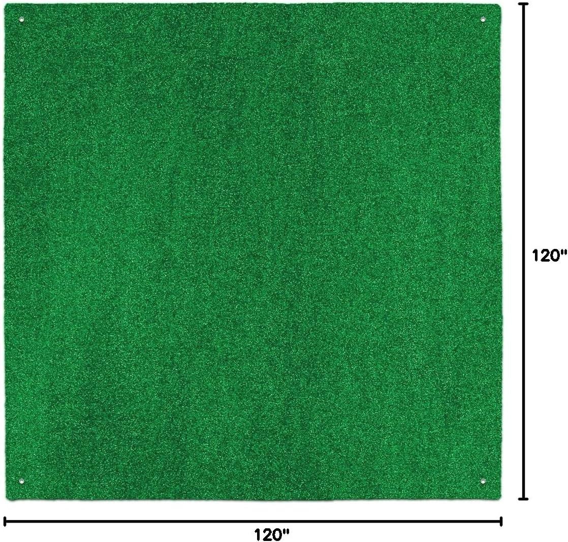 Outdoor Turf Rug - Green - 10' x 10' - Several Other Sizes to Choose From