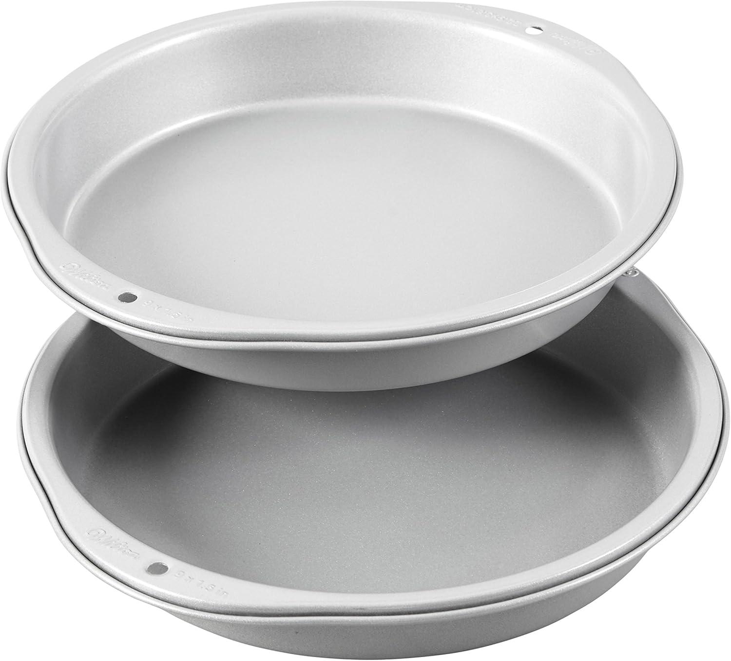 Wilton Non-Stick 9-Inch Round Aluminum Cake Pans, Set of 2