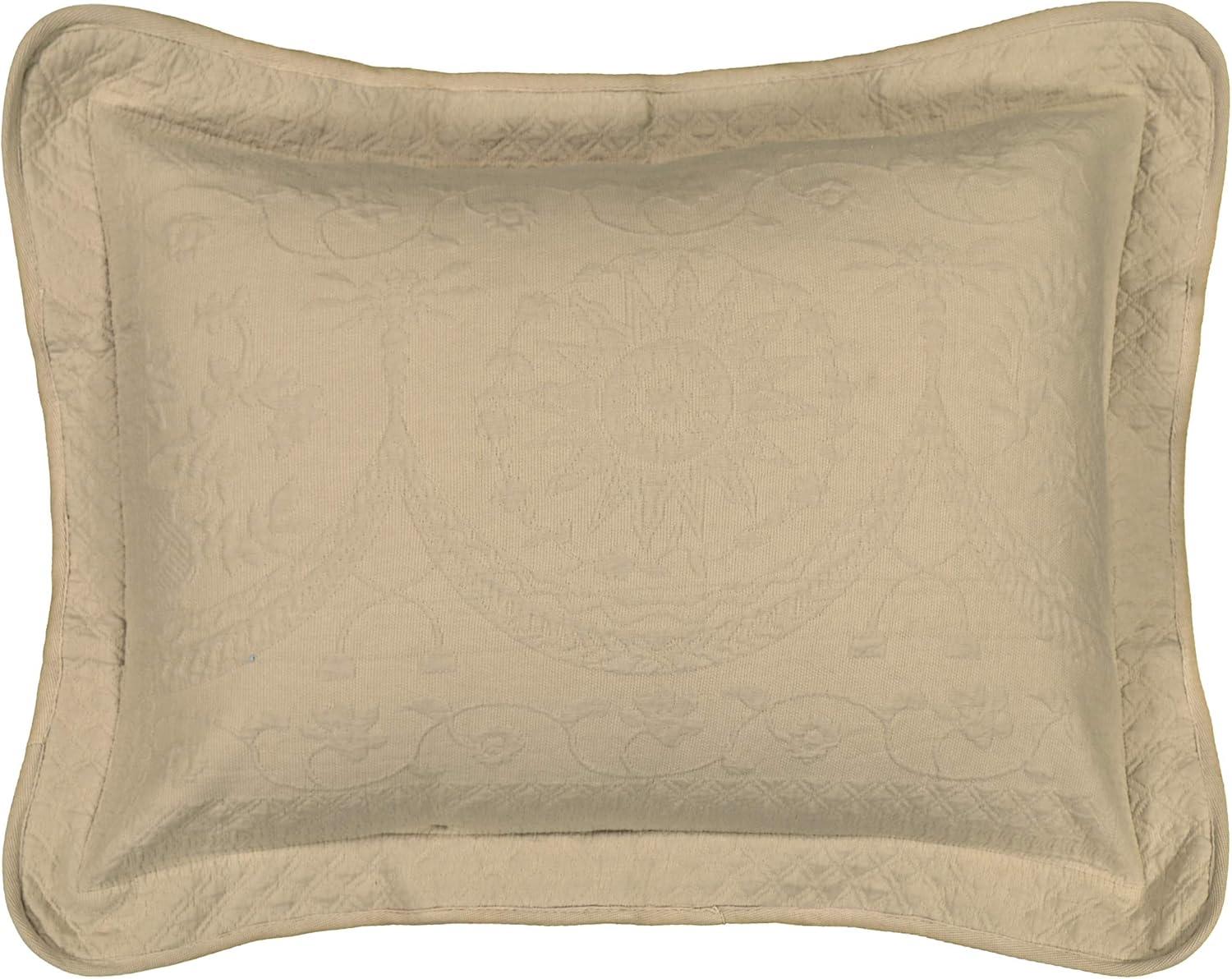 King Charles Matelasse Sham - Historic Charleston Collection