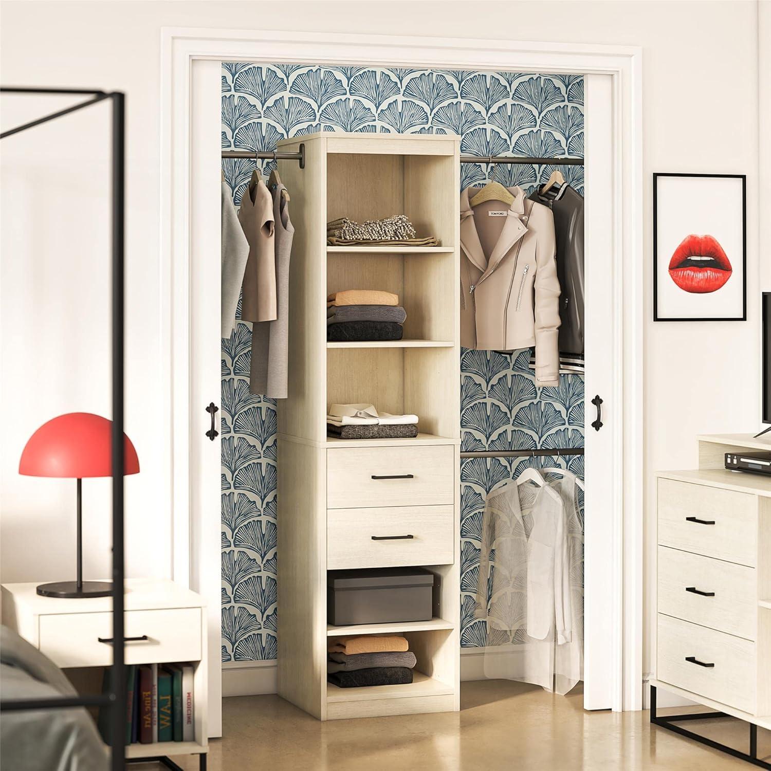 Novogratz Kelly 61.7'' - 91.7'' Closet System