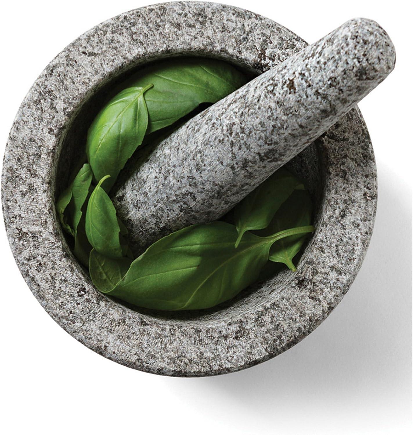 Fox Run Granite Mortar and Pestle, 6" x 4.3"