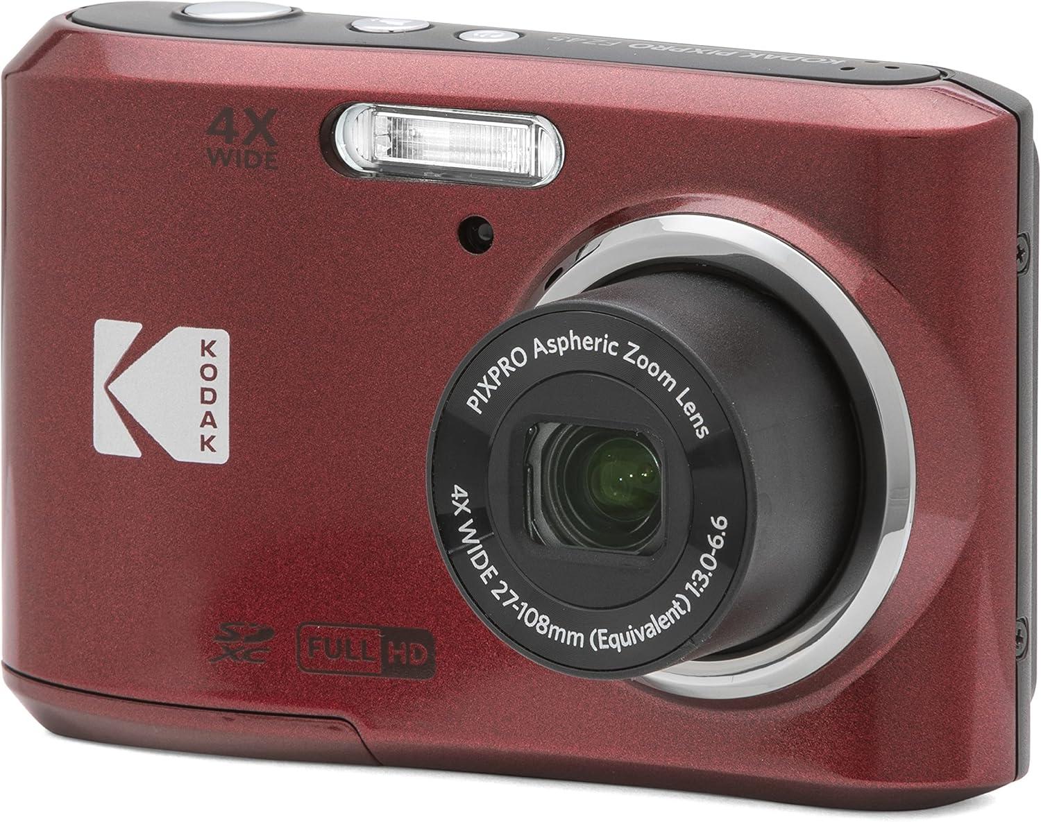 Kodak PIXPRO FZ45 Friendly Zoom Digital Camera (Red)