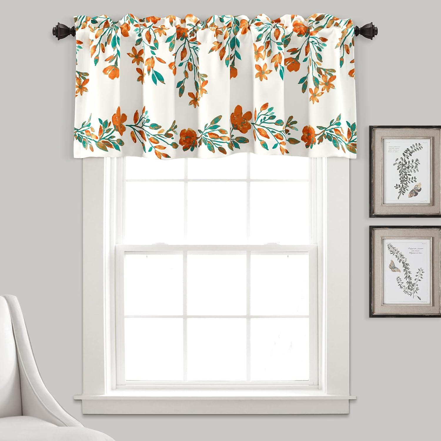 18"x52" Tanisha Light Filtering Window Valance - Lush Décor