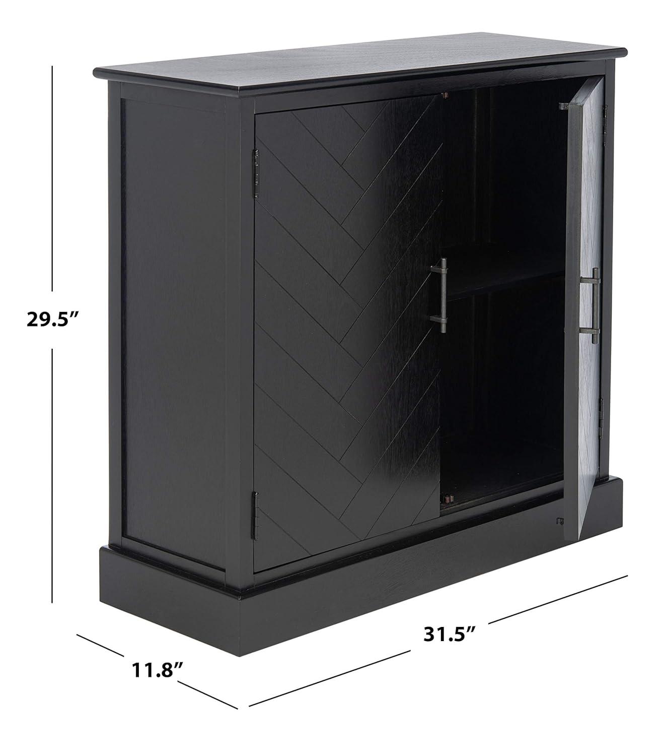Peyton 2 Door Sideboard - CNS5712B - Black - Safavieh