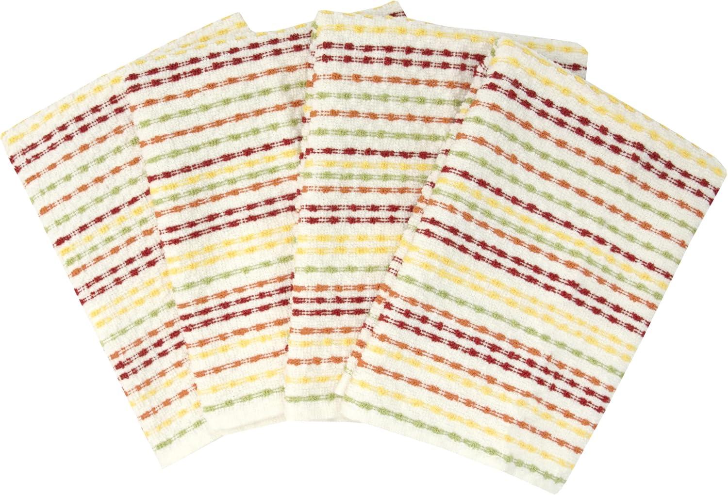 Cotton Checkered Tea Towel Kitchen Towel (Set of 4)