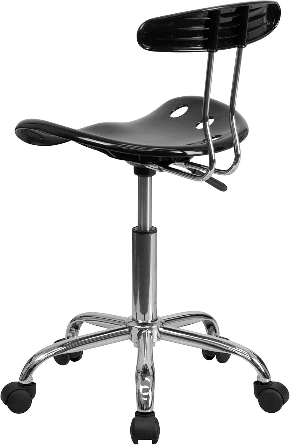 Flash Furniture Bonavant Adjustable Swivel Chair for Desk and Office with Tractor Seat
