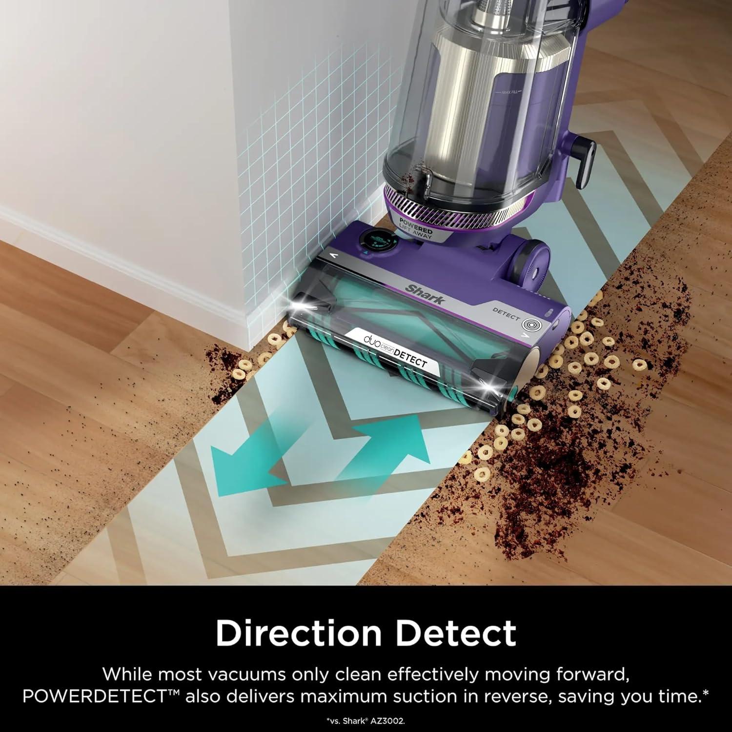 Shark ® POWERDETECT Upright Vacuum with DuoClean Detect Technology