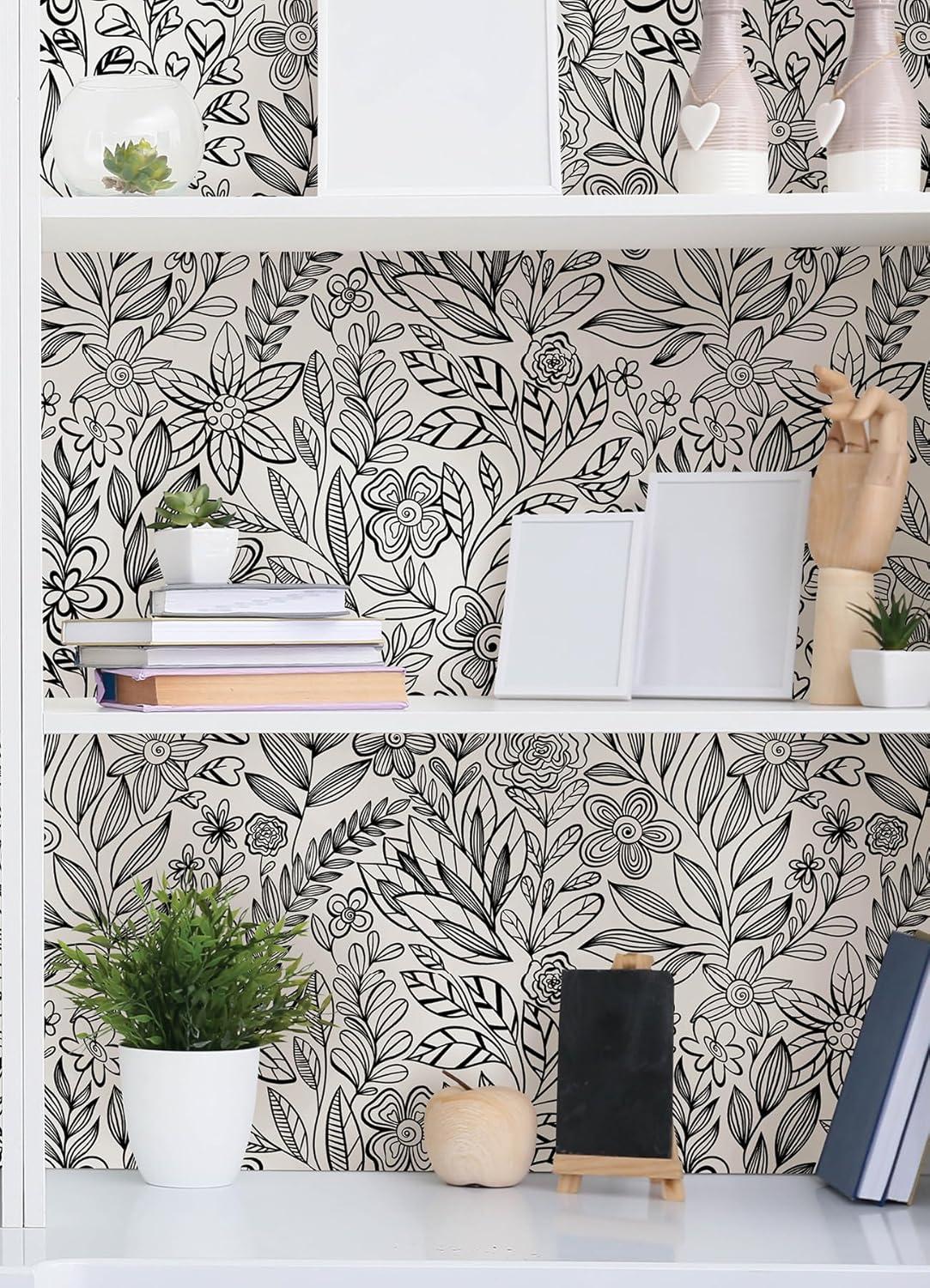 Garden Simply Stated Florals Peel and Stick Wallpaper