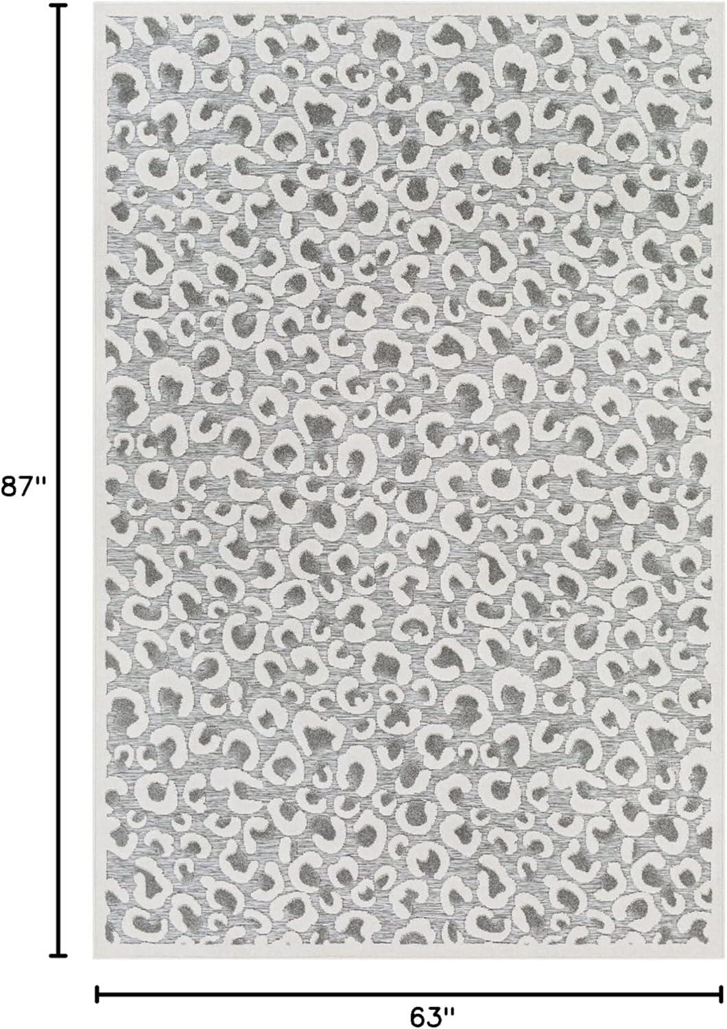 Mark & Day Vossen 5'3"x7'3" Rectangle Woven Indoor and Outdoor Area Rugs Cream