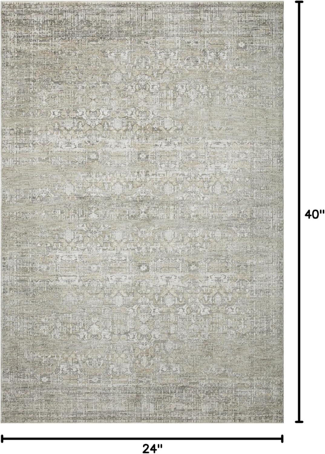 Amber Lewis x Loloi Honora Grey / Beige Area Rug