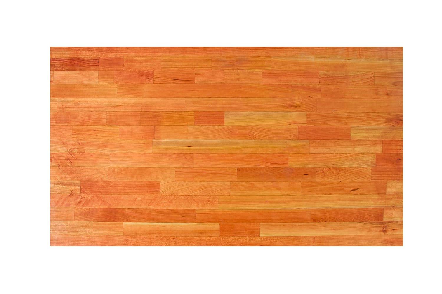 Cherry Wood Kitchen Countertop with Varnique Finish, 18" x 25"