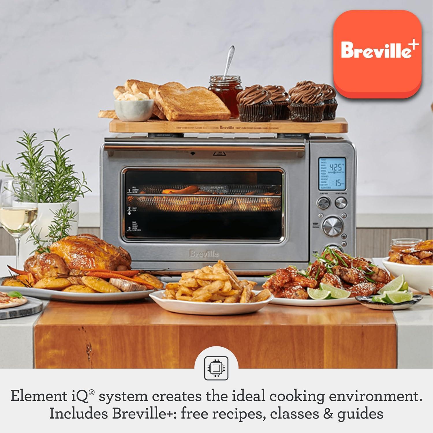 Breville BOV860RVC Smart Oven Air Fryer and Convection Oven, Red Velvet Cake