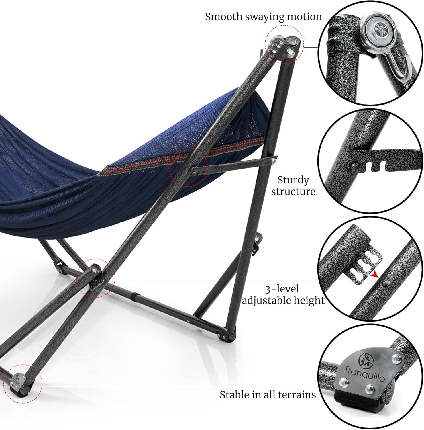 2 Person Camping Hammock with Stand