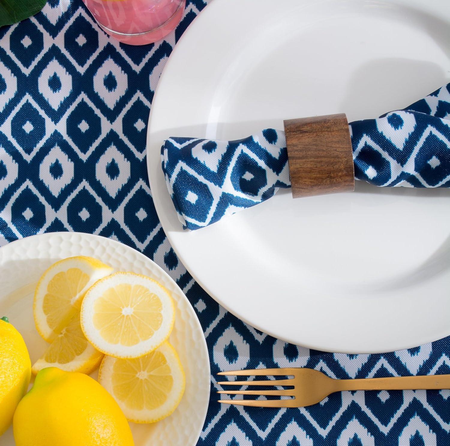 Wood Band Napkin Ring Set of 6