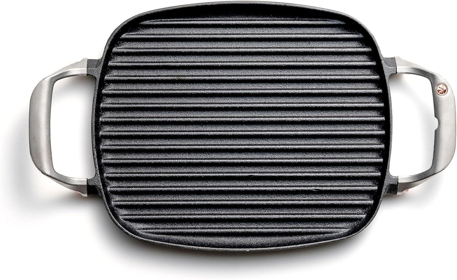 Outset Cast Iron Grill Pan With Ridges