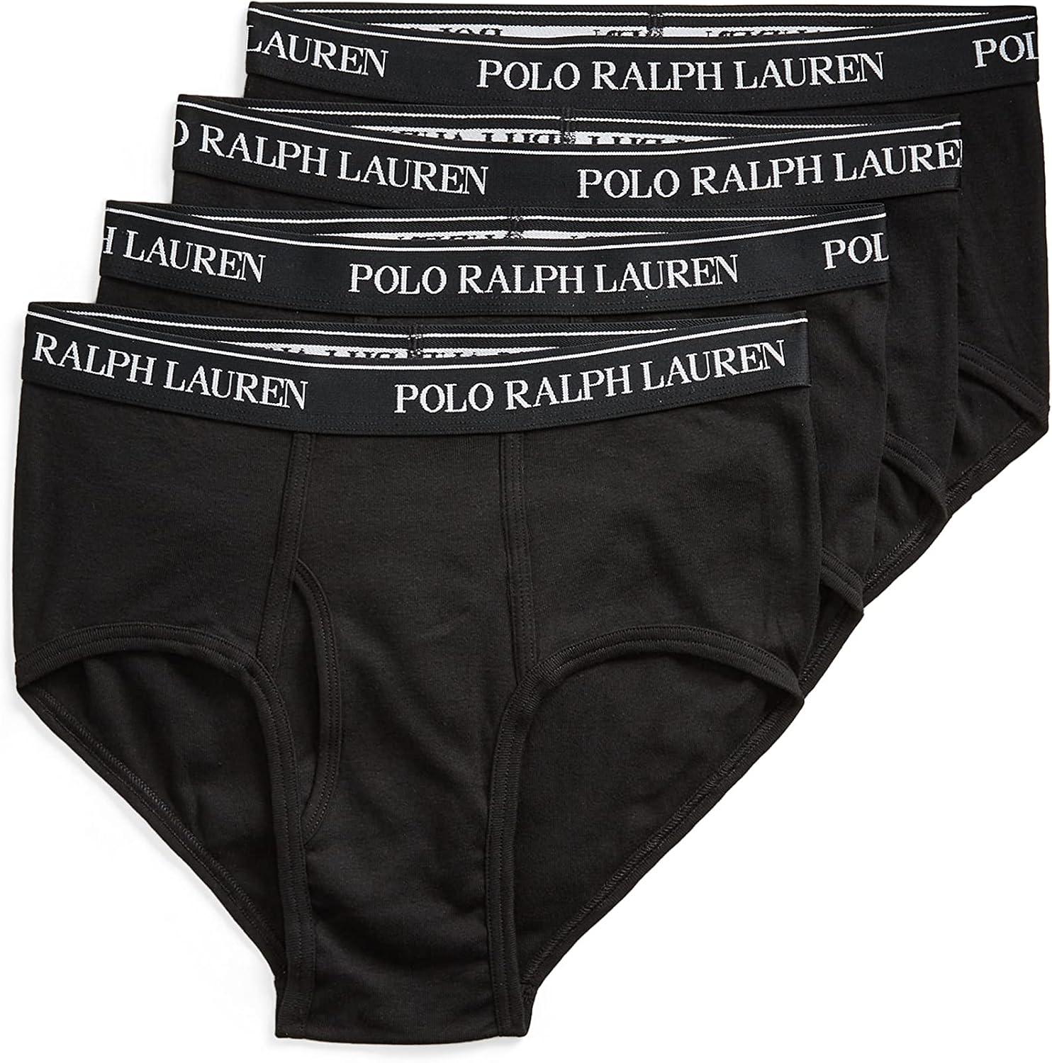 Large Black Cotton Regular Fit Briefs