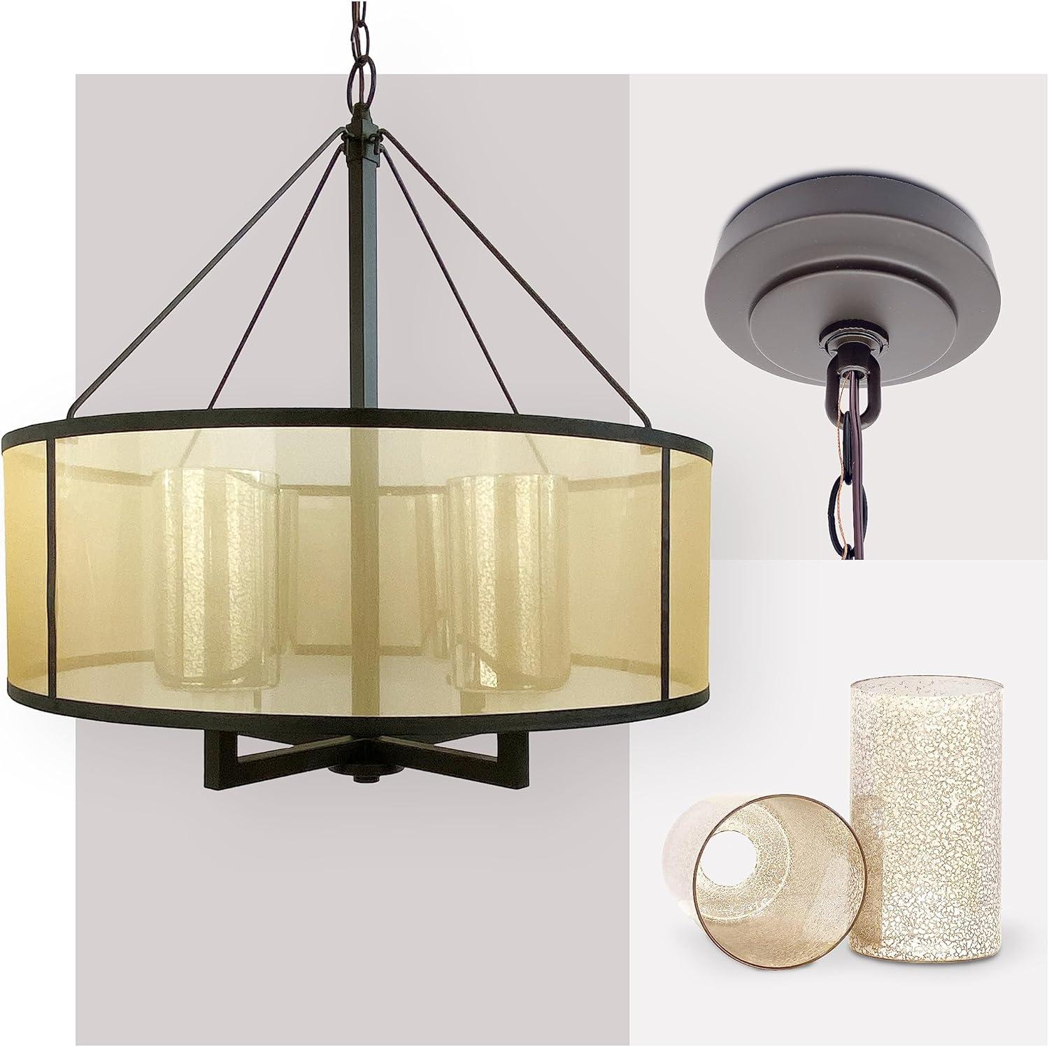 Elk Home Diffusion 4 - Light Chandelier in  Oil Rubbed Bronze