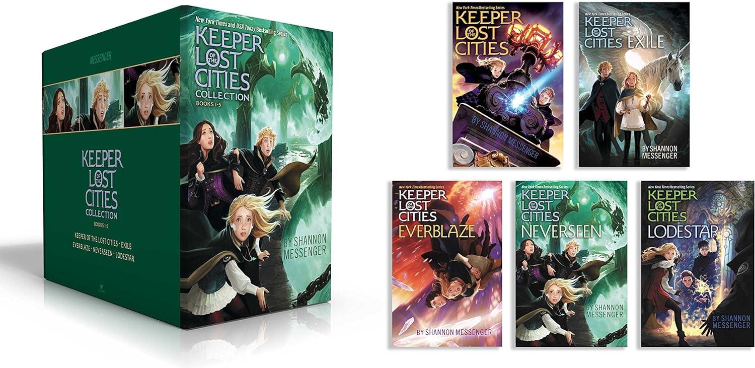 Keeper of the Lost Cities Collection Books 1-5 (Boxed Set) - by  Shannon Messenger (Paperback)