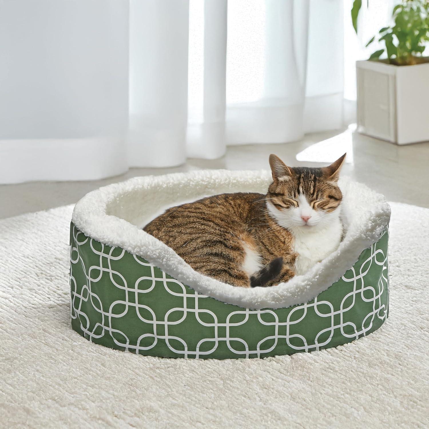 Midwest Homes For Pets Quiet Time Orthopedic Egg-Crate Nesting Pet Bed w/ Polytetrafluoroethylene Fabric Protector