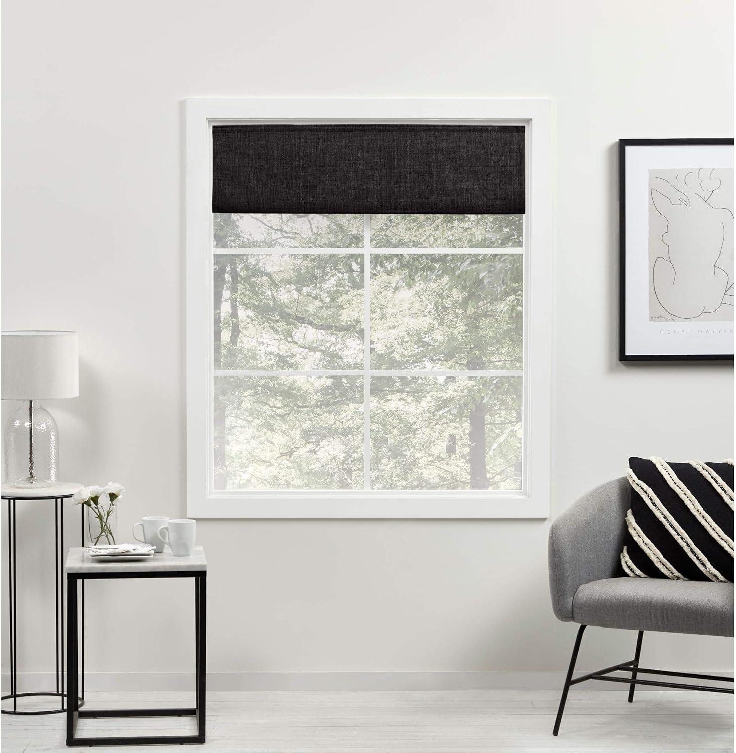 Exclusive Home Acadia 100% Blackout Roman Shade