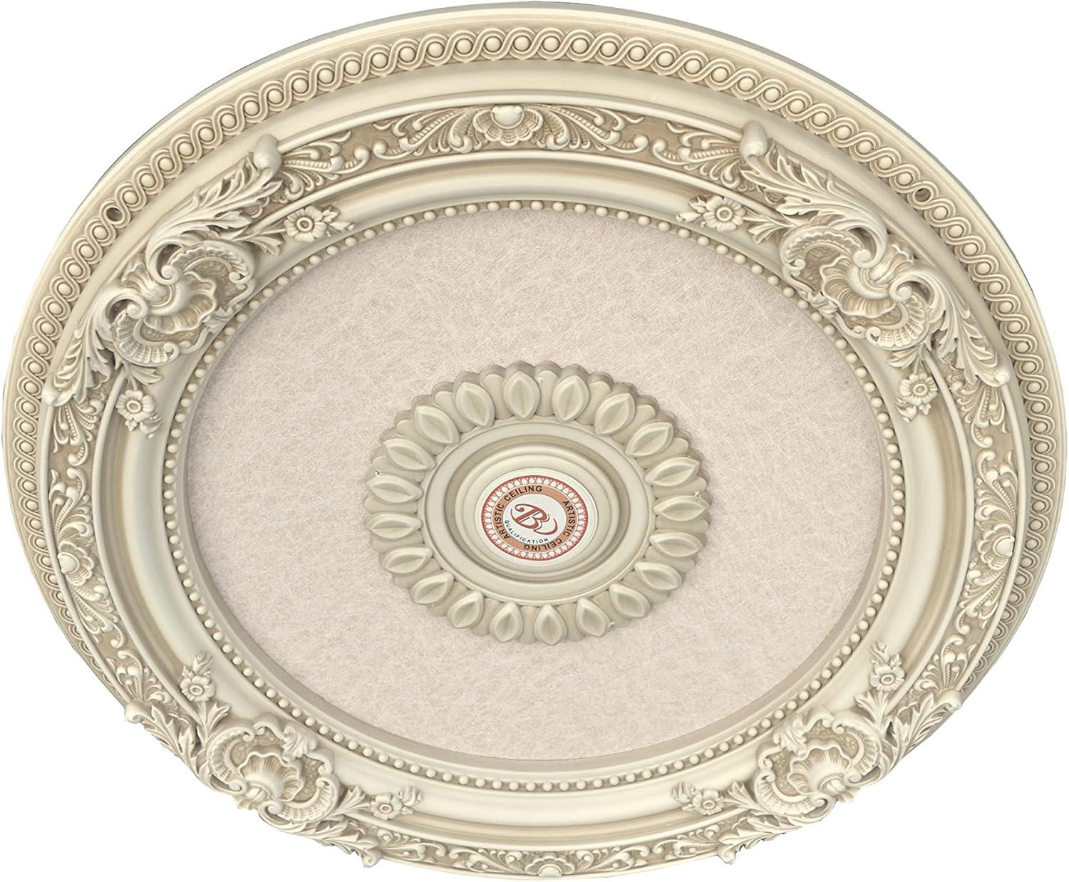 French Petite Round Ceiling Medallion