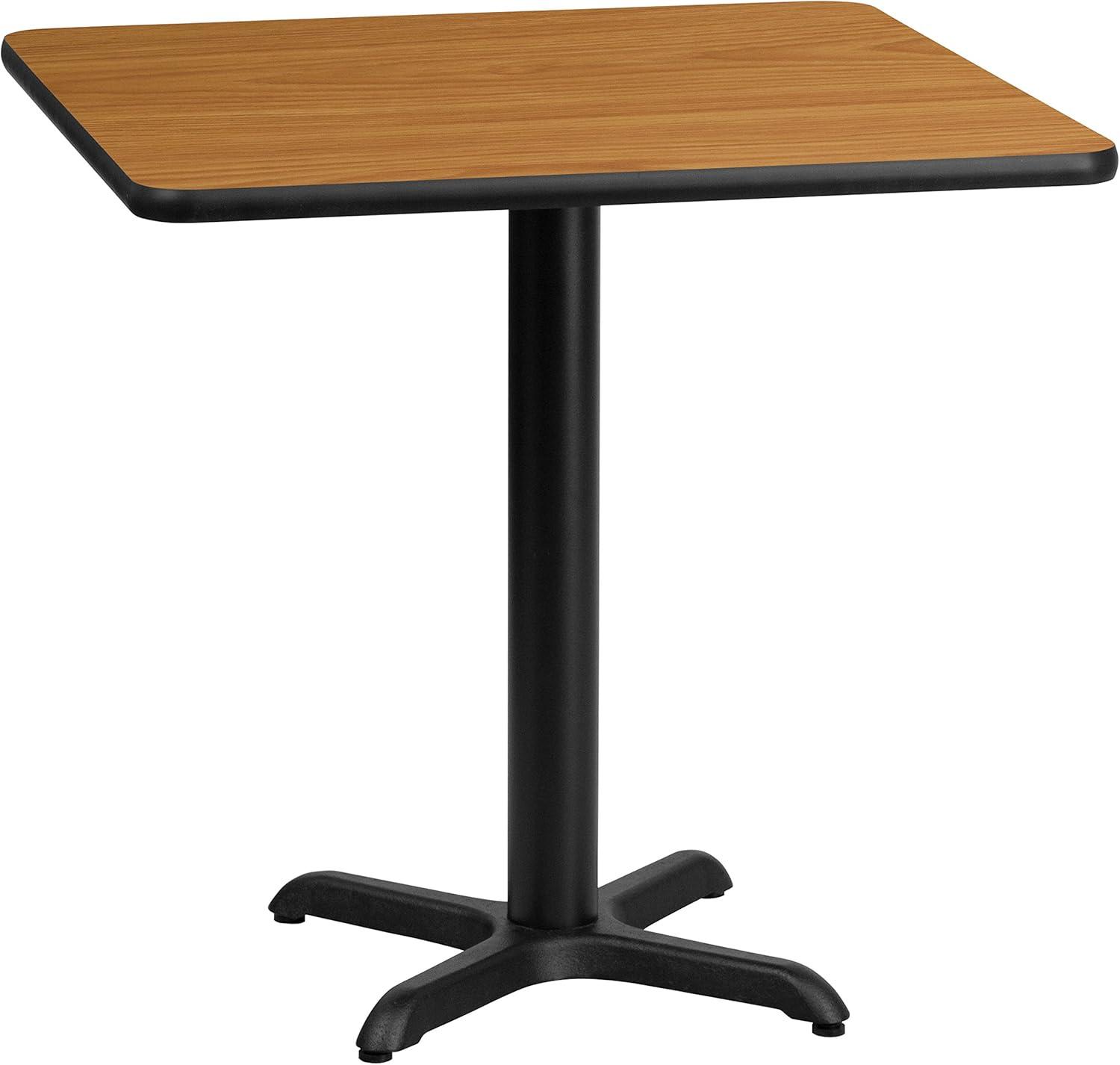 Flash Furniture Laminate Table Top with Table Height Base