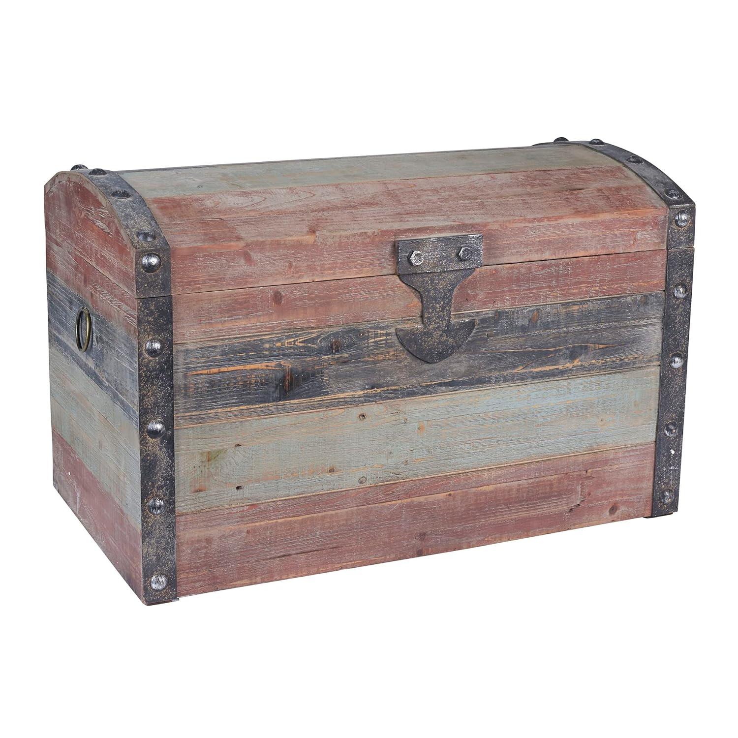 Williston Forge Braydon Manufactured Wood Vintage Trunk