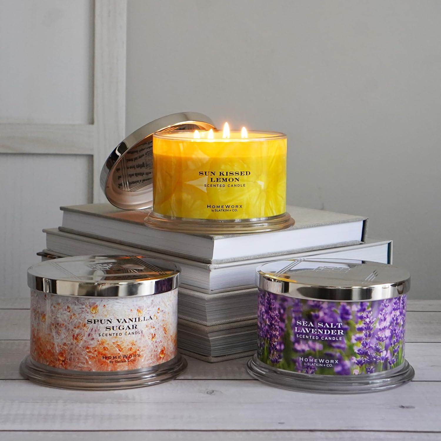Vanilla Sugar Cream Scented Candle with Four Wicks