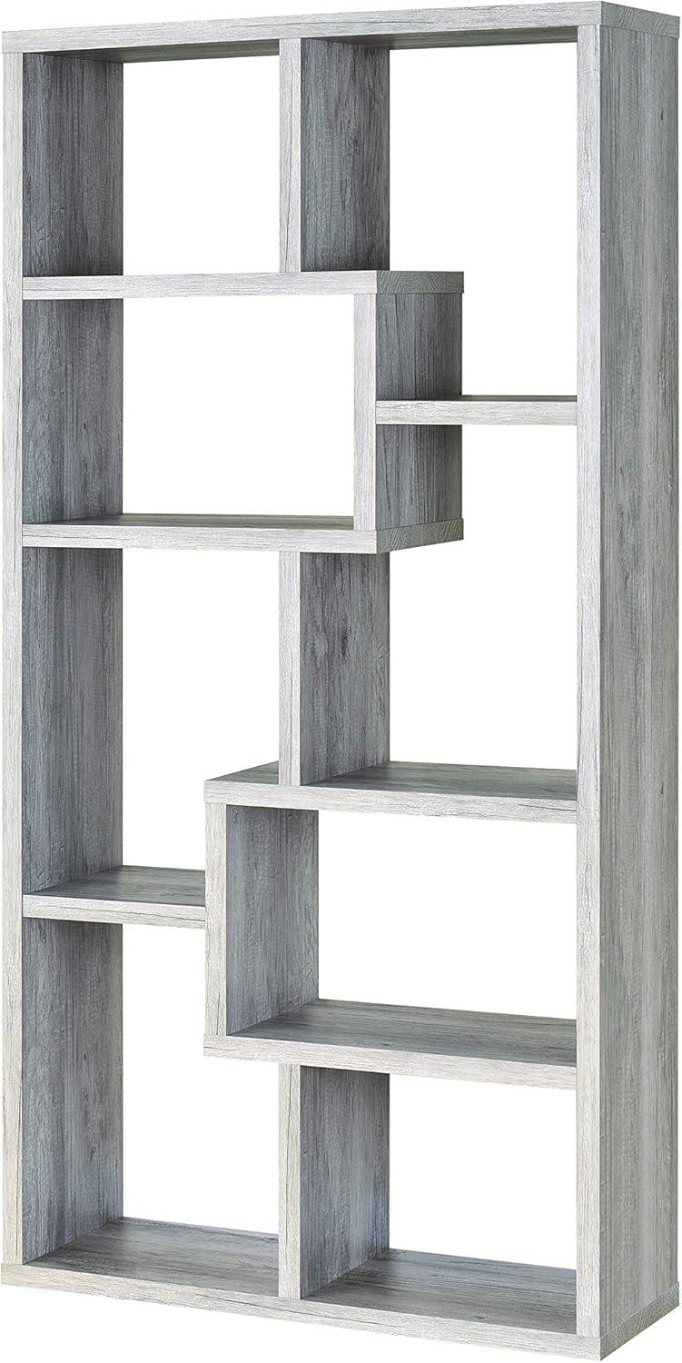 70.75" Theo 8 Shelf Bookcase - Coaster