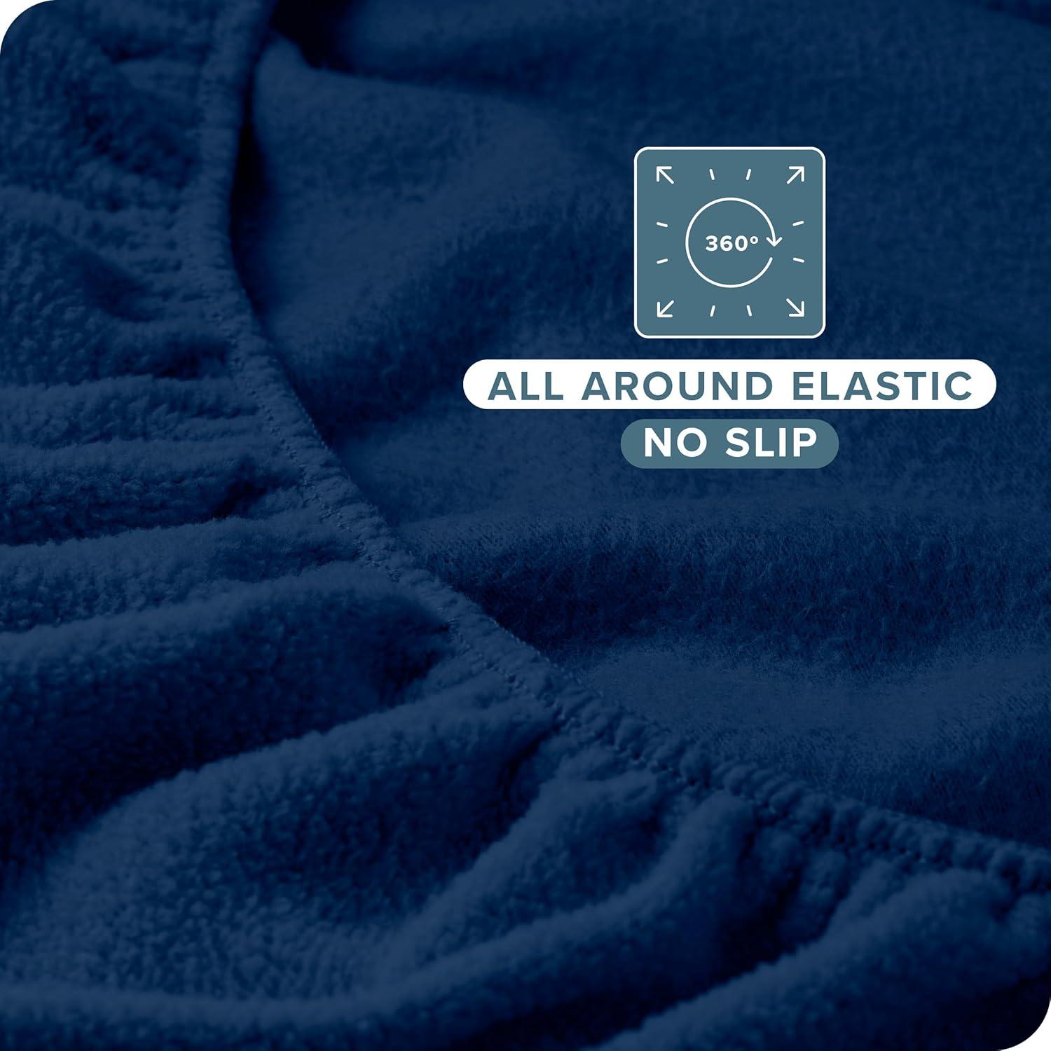 Bare Home Micro Fleece Super Soft Fitted Sheet