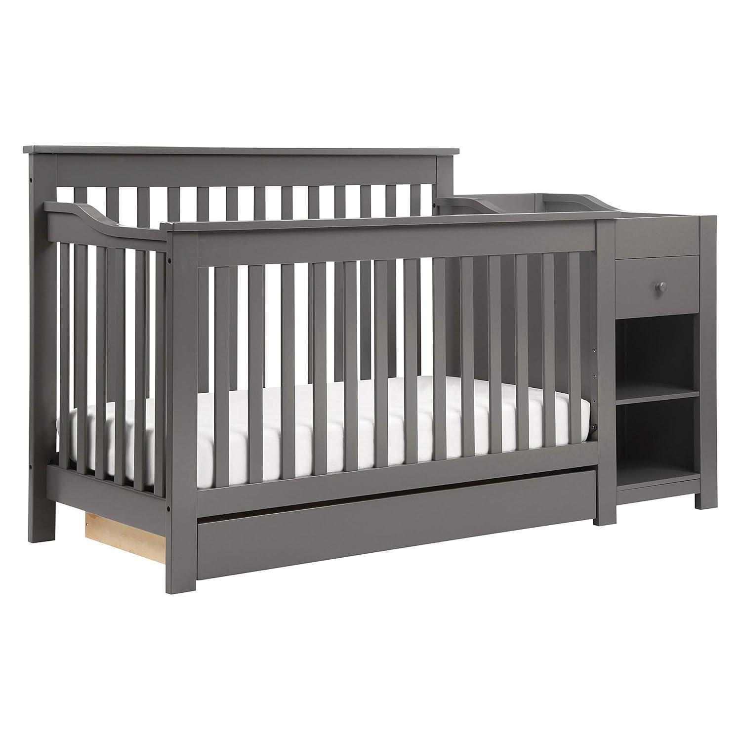 DaVinci Piedmont 4-in-1 Crib and Changer Combo - Slate