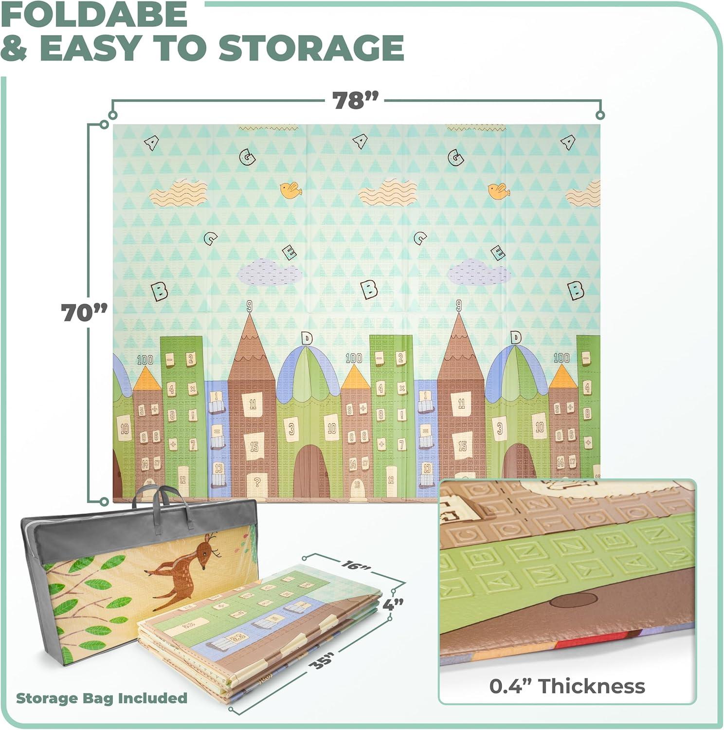 Sorbus Sorbus 78" Charming Neighborhood Kids Foam Mat