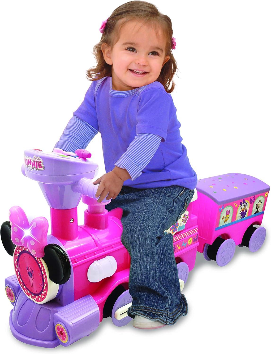 Kiddieland Disney Minnie Mouse Ride-On Motorized Train With Track