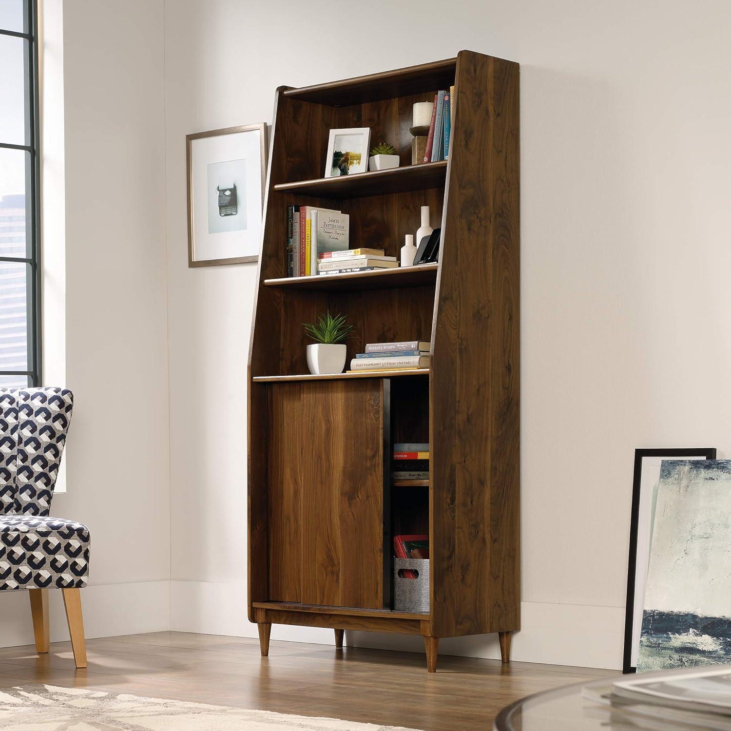 70" Harvey Park Wide Bookshelf Grand Walnut - Sauder