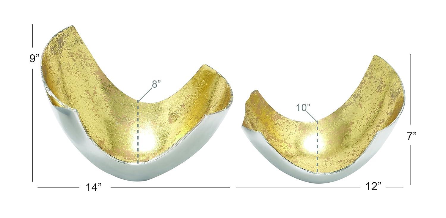 Mercer41 Borealis Aluminum Decorative Bowl 2