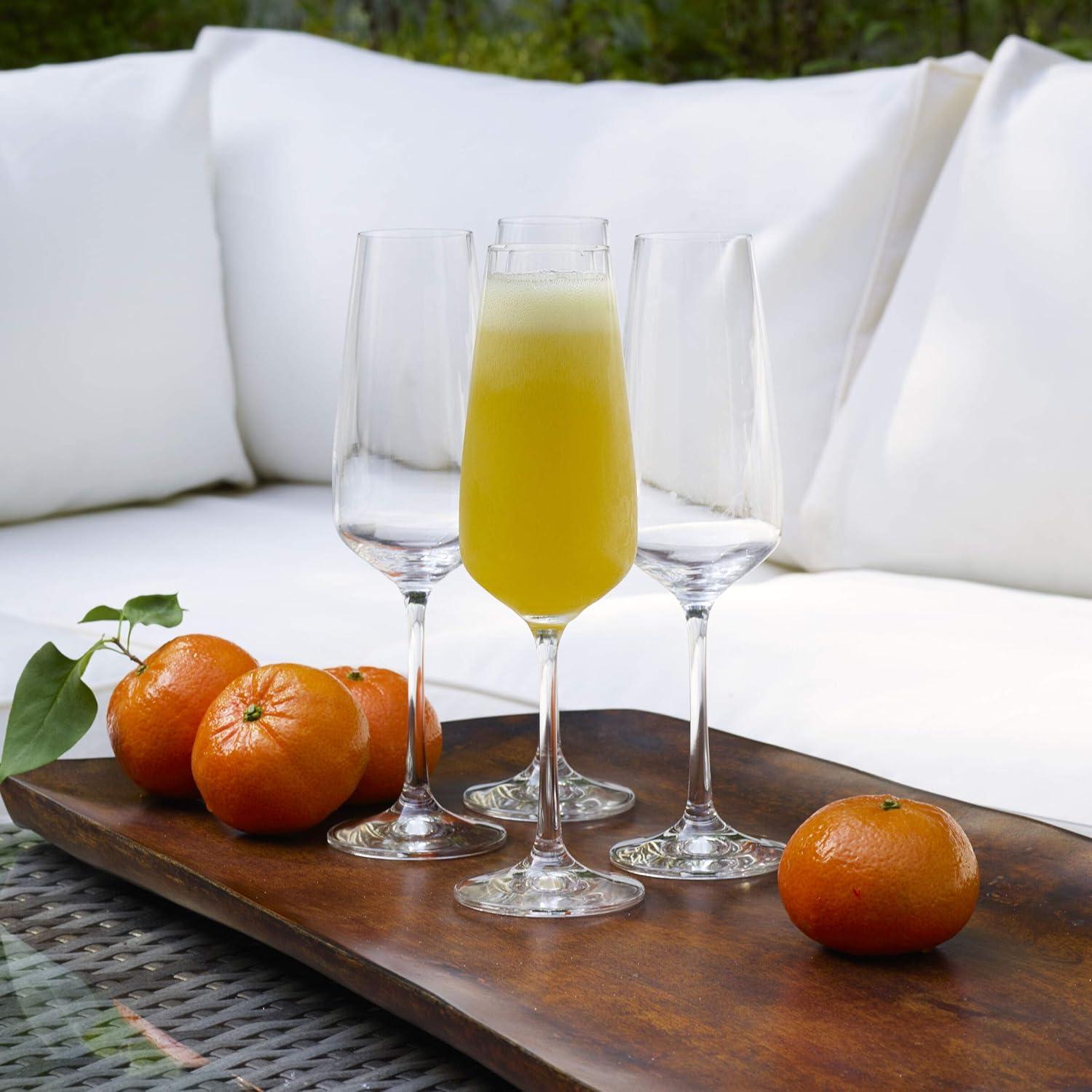Mikasa Mikasa Melody 9.5 oz. Champagne Flutes (Set of 4)