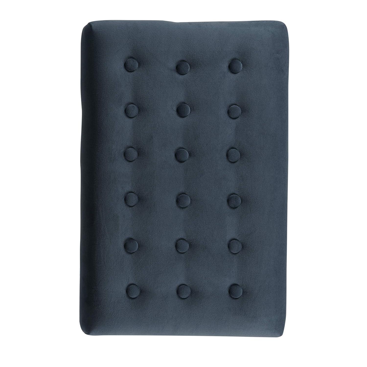 HomePop Decorative Velvet Tufted Ottoman, Multiple Colors