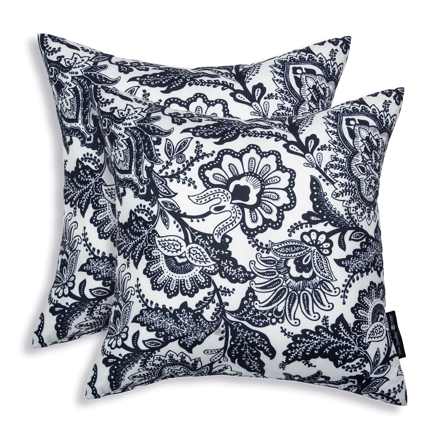Vera Bradley Vera Bradley Island Outdoor Square Pillow Cover & Insert (Set of 2)