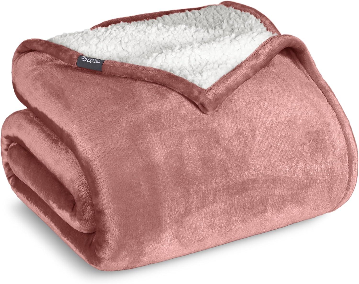 Bare Home Sherpa Fleece Blanket
