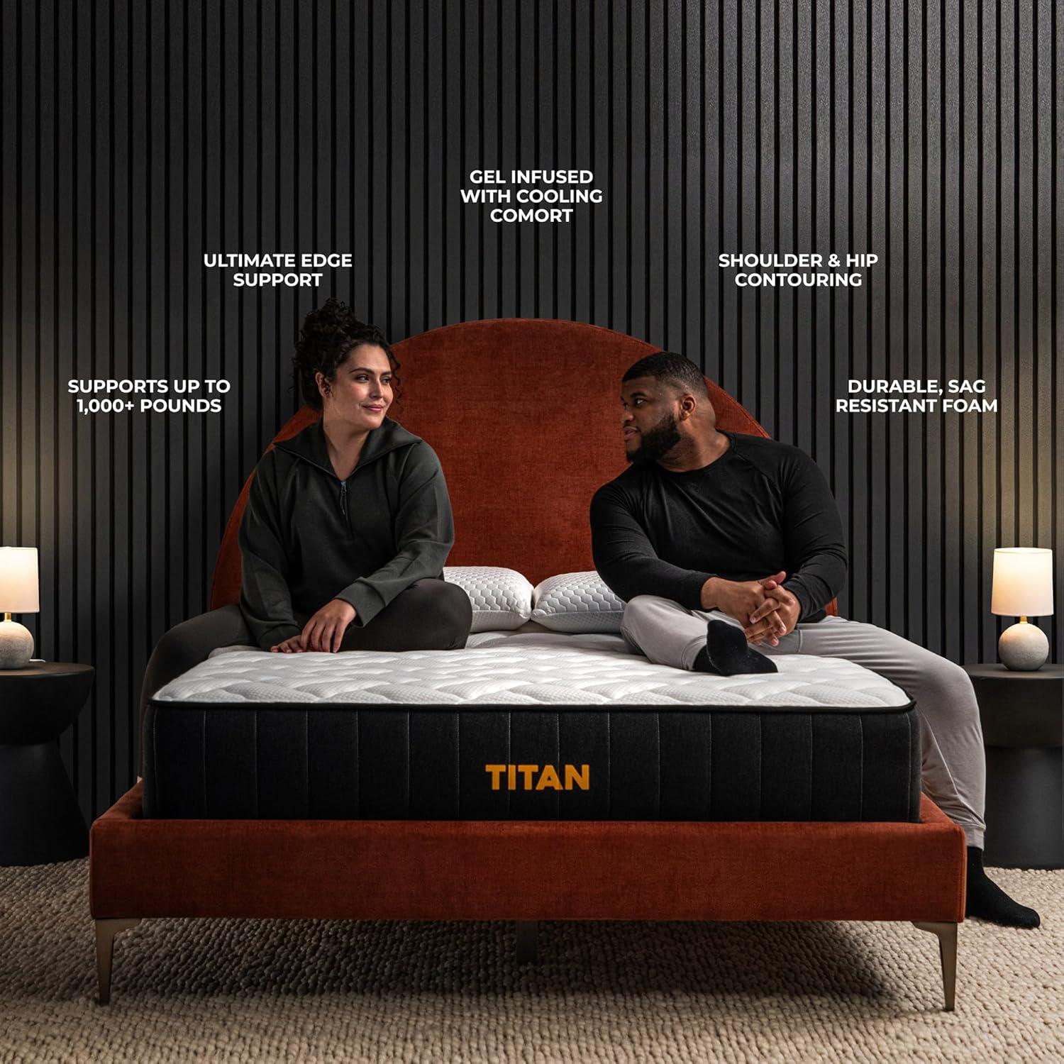 Brooklyn Bedding Titan 11" Hybrid for Plus Size Sleepers