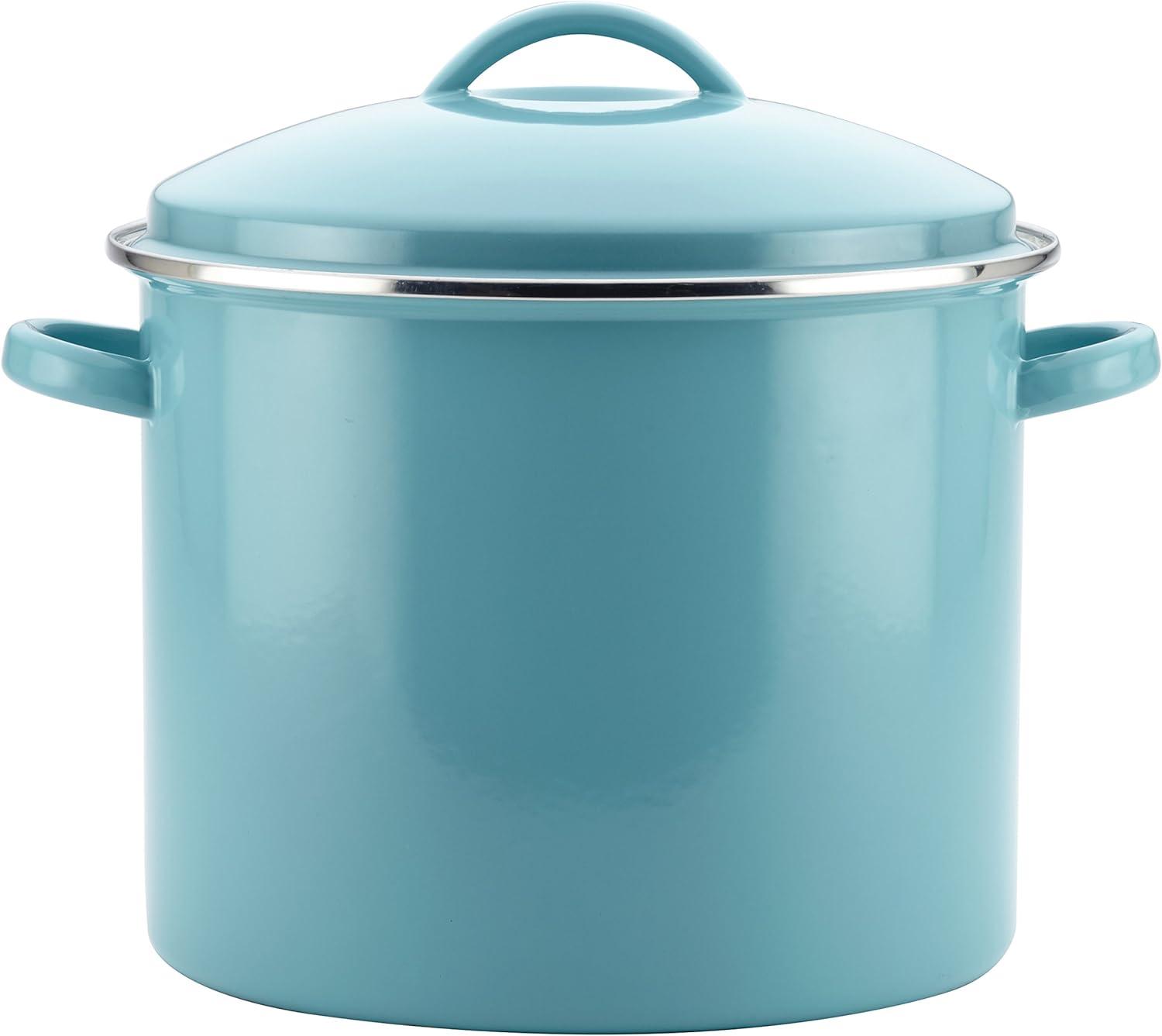 Farberware Farberware Enamel-on-Steel Large Stockpot with Lid, 16-Quart