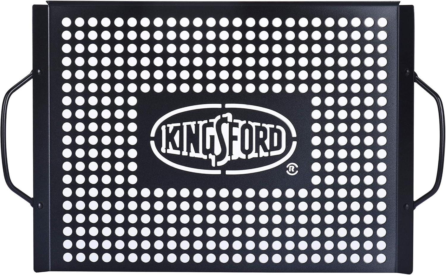 Kingsford Heavy Duty Non-Stick Carbon Steel Grill Topper with Handles