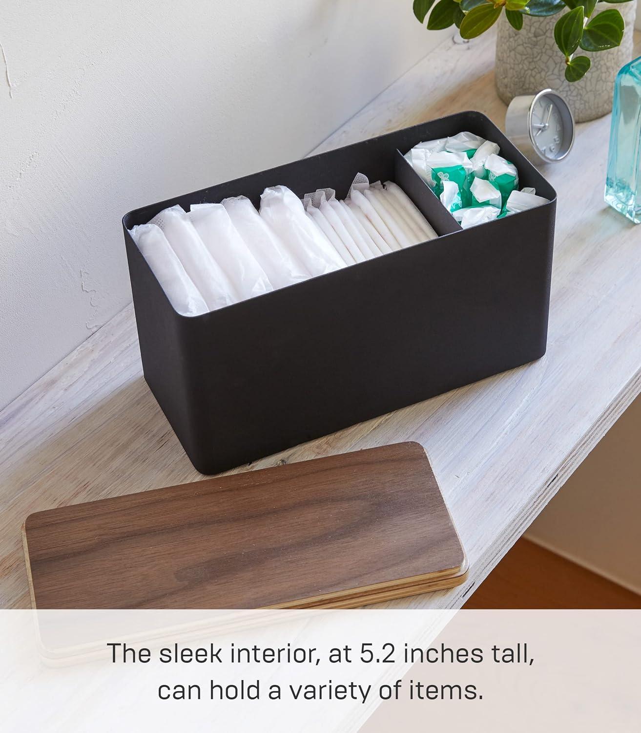 Yamazaki Home Rin Yamazaki Home Countertop Organizer Bathroom Kitchen Toiletries Holder, Sliding Divider