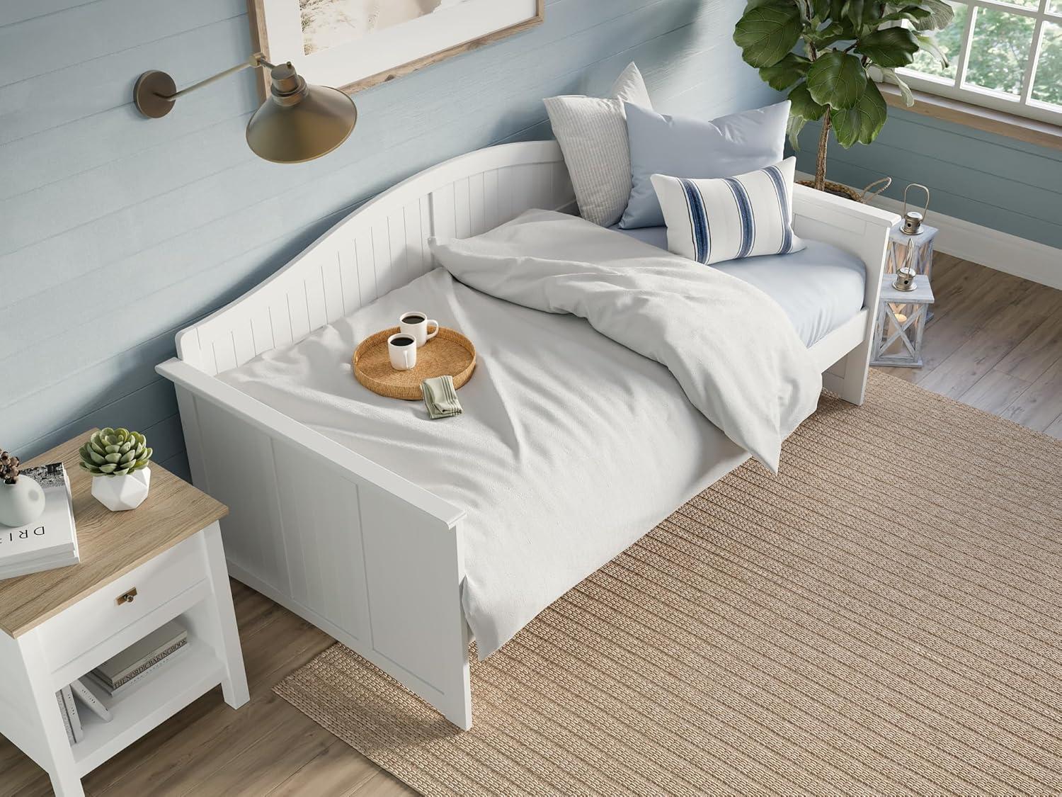 AFI Nantucket Twin Wood Daybed in White