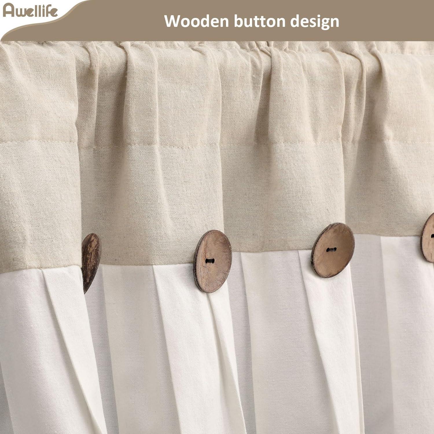 OTOTWER Patchwork 52'' W Window Valance