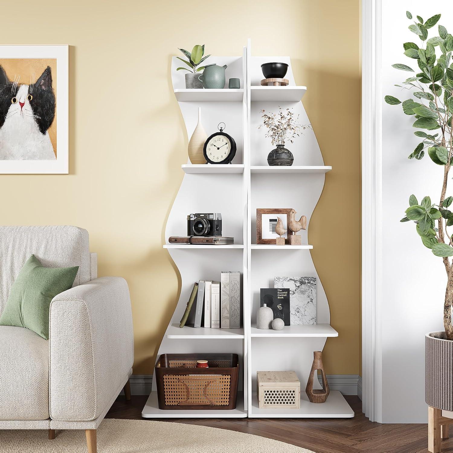 Millwood Pines Arhab Corner Bookcase