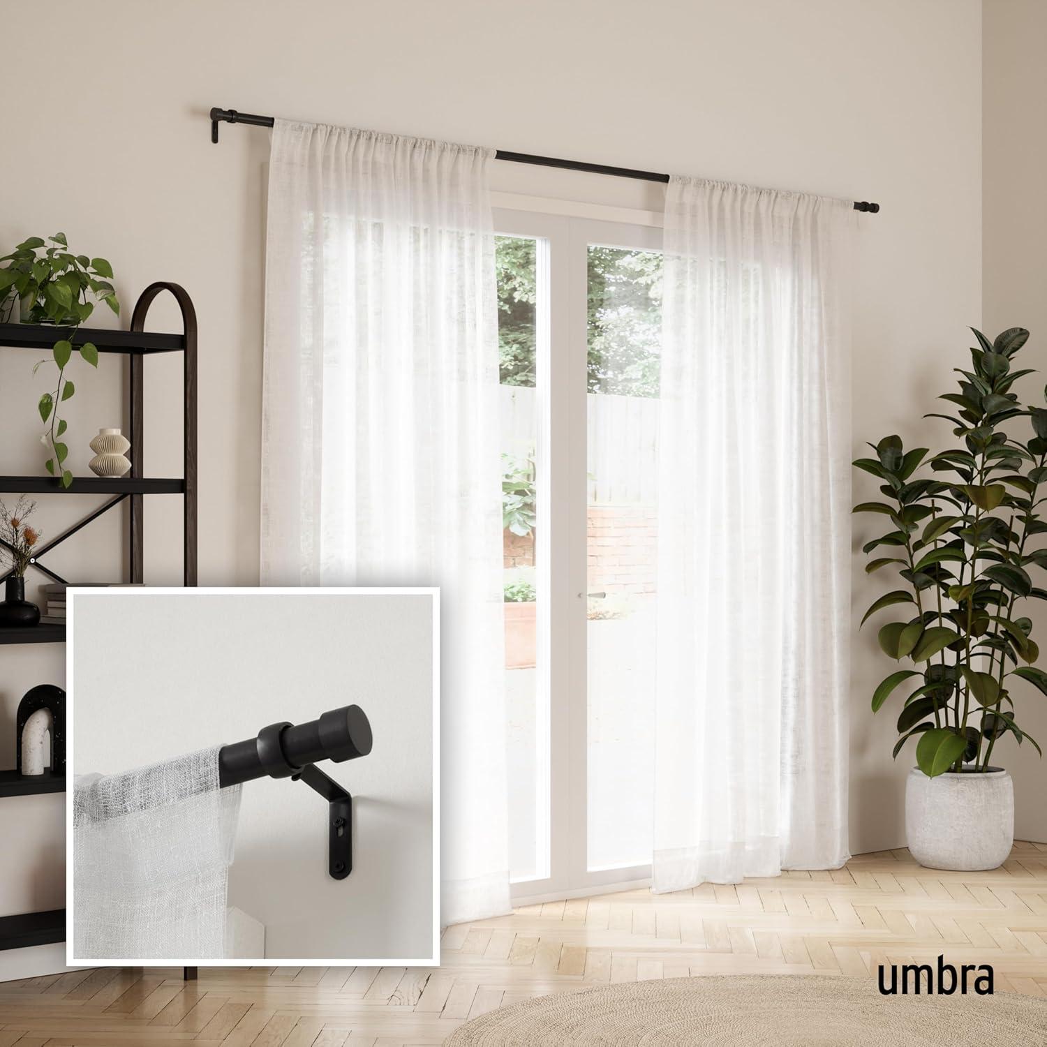 Umbra Cappa Adjustable Single Curtain Rod