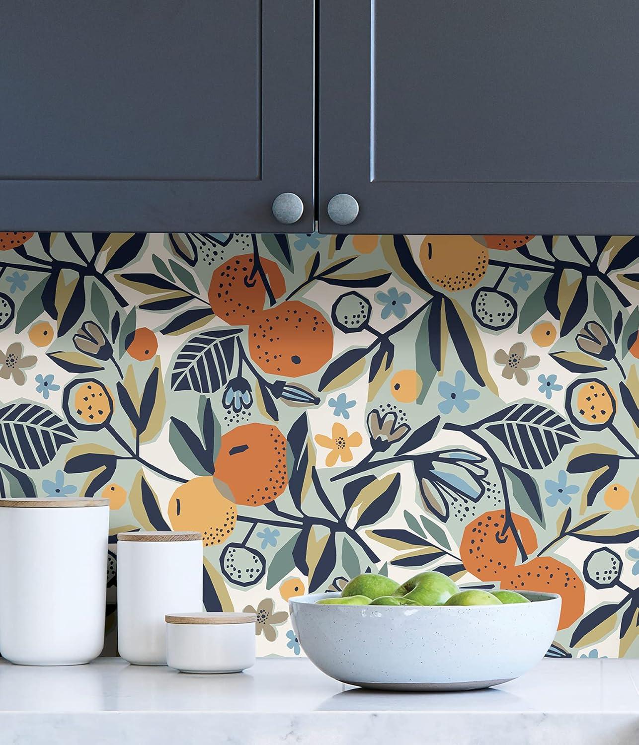 Peel & Stick Floral Roll