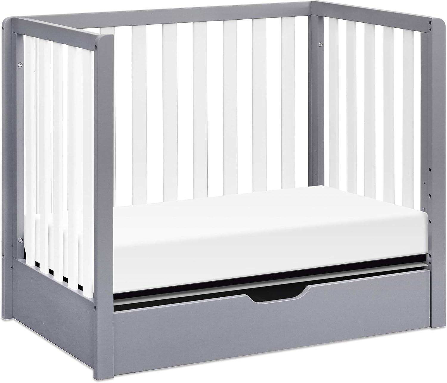 Colby 4-in-1 Mini Convertible Crib with Storage