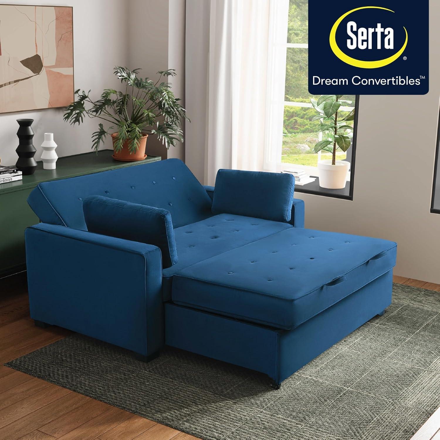 Serta Monroe Full Size Convertible Sofa